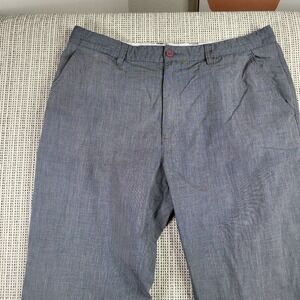 Travis Mathew Pants Mens 36 Gray Chino‎ Casual Lightweight Cotton Blend Golf